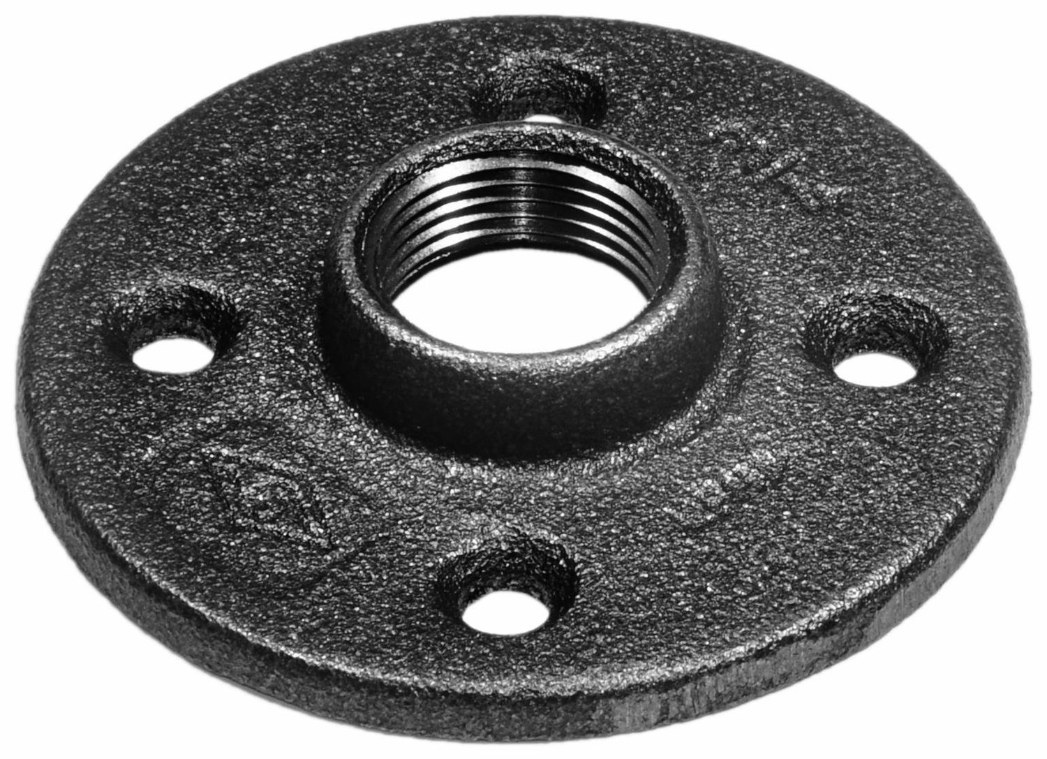 BLACK IRON FLOOR FLANGE 1 1/2"