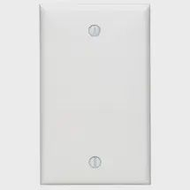 80714-W/88014W PLATE BLANK 1 GANG WHITE