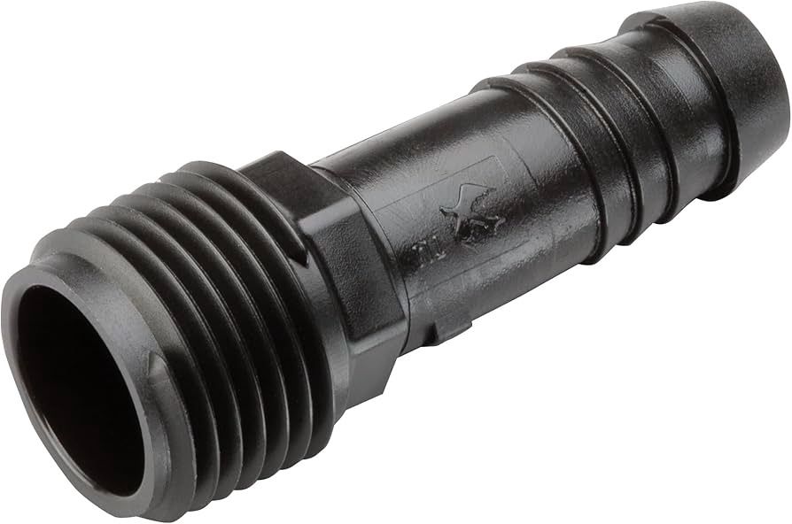 "RAINBIRD 10/32 THRD X BARB ADAPTER, MINI DRIP 40945"