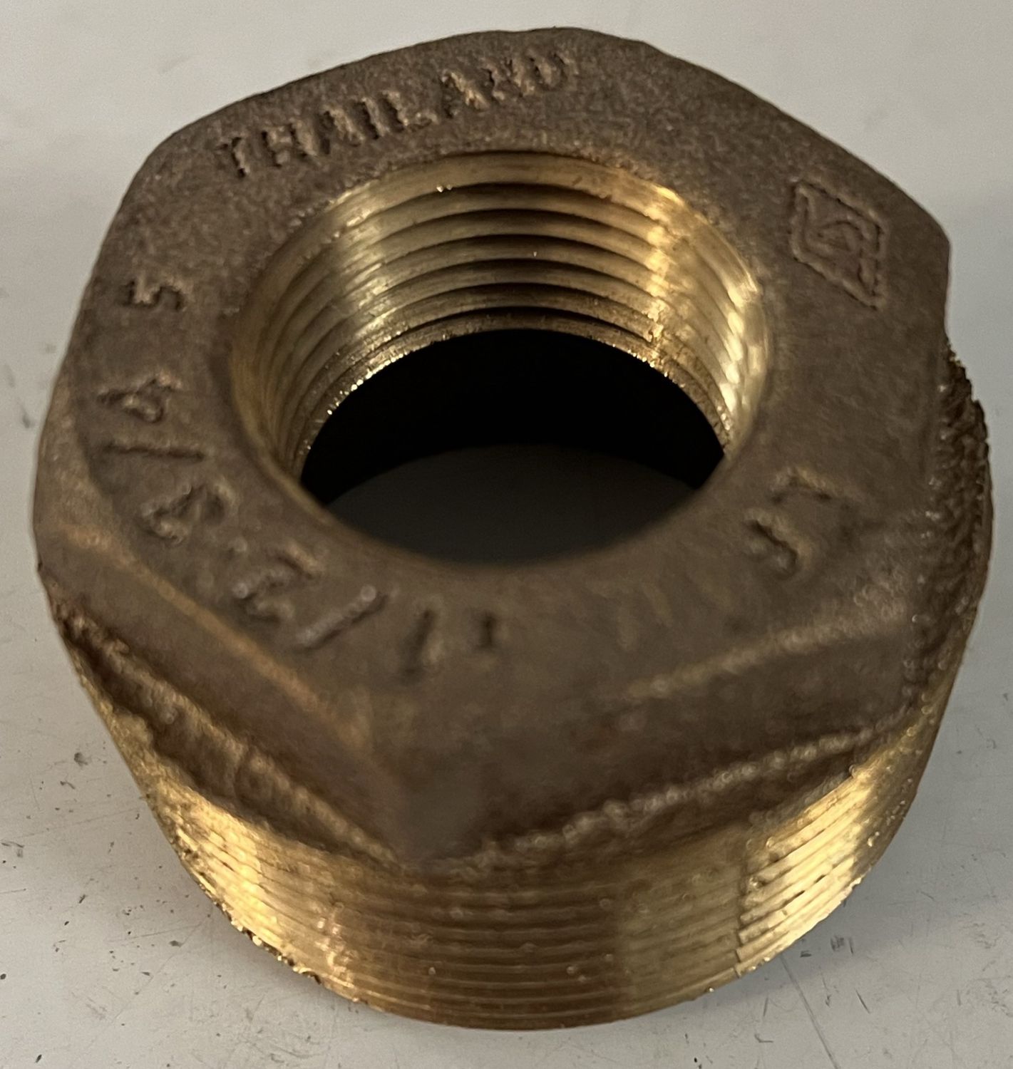 BRASS HEX BUSH 11/4X1