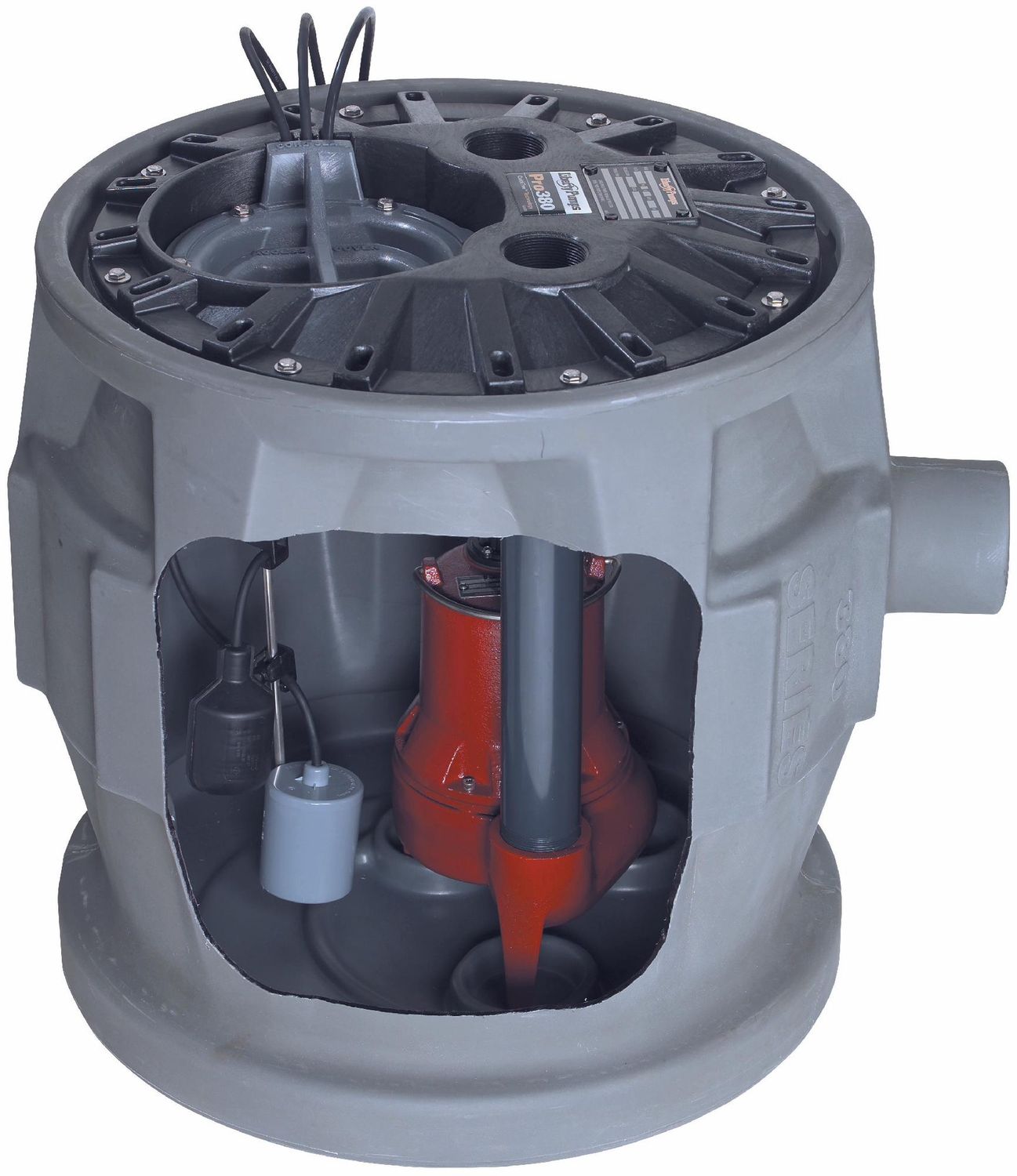 4/10 HP 1-Phase 115V Simplex Sewage Ejector Package Liberty Pumps Pro380 P382LE41