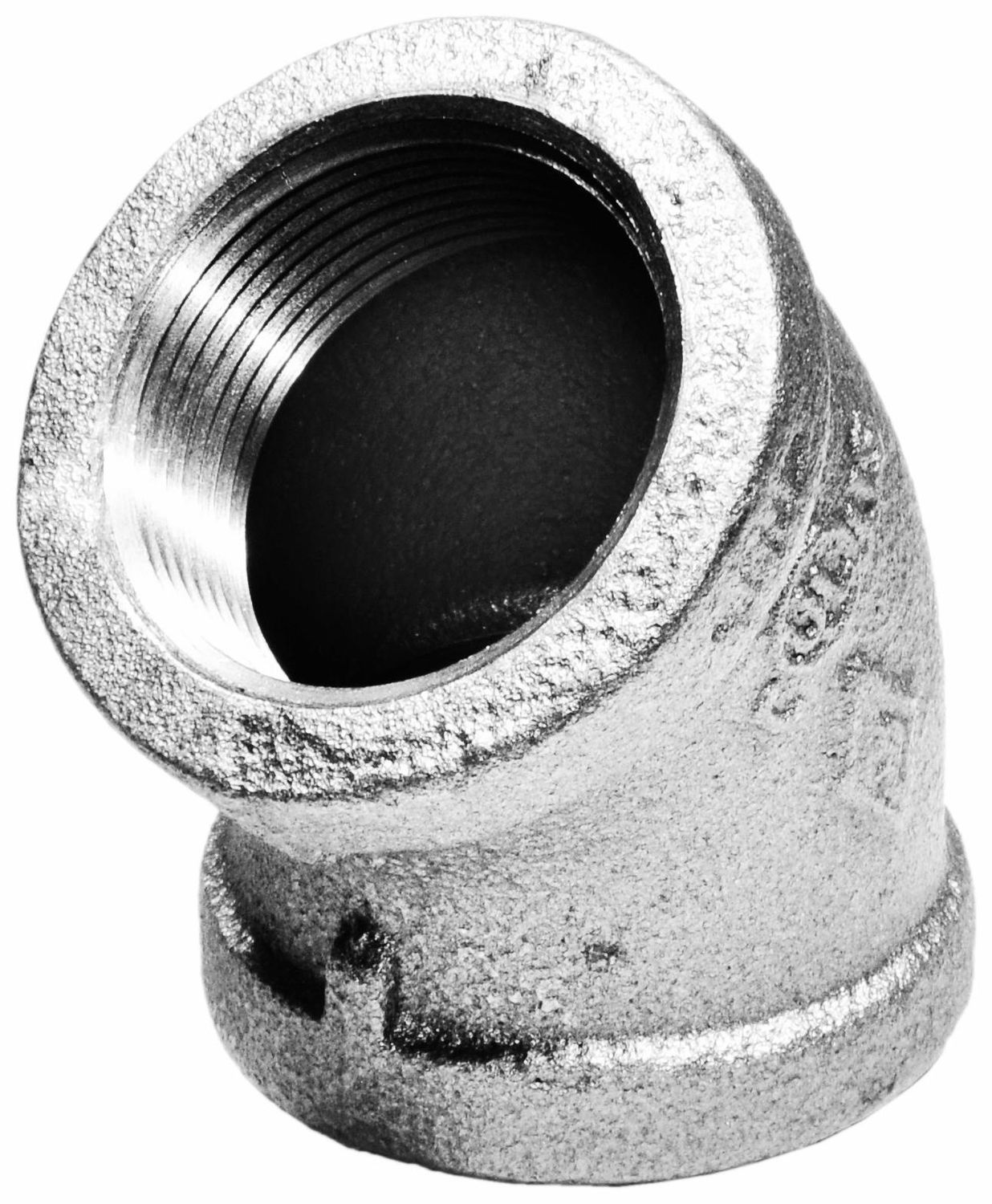 1/8 GALV 45 ELBOW