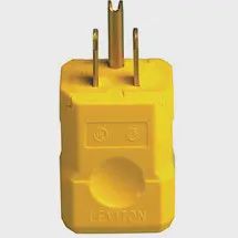 END CAP MALE 15A 125V CLAMSHELL