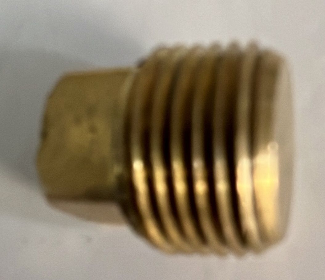 BRASS PLUG 1/4"