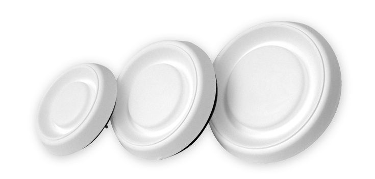 "TECH GRILL 5"" ADJUSTABLE WHITE , PRIMEX WHISPER GRILL"
