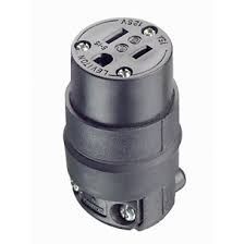 END CAP FEM RUBBER 15A 125V
