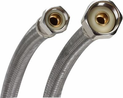 "12"" SS BRAIDED FAUCET SUPPLY"