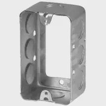 BC1110R Iberville 4" x 2-3/8" x 1-7/8" Deep Gangable Steel Utility Box Extension Ring