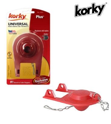 "KORKY UNIVERSAL FLAPPER #55 2"", KORKY NO. 2001"