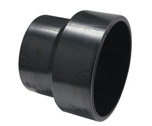 4" X 3" ABS SXS RED COUPLING