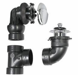ABS WASTE &amp; OVERFLOW LIFT LOCK