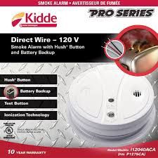 SMOKE ALARM KIDDE BATTERY BACKUP