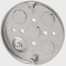 "56111 Iberville 4 x 1/2 in Deep Octagonal Steel Ceiling Pan with Raised Ground Screw