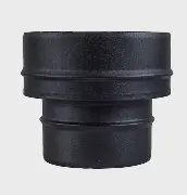DBL WALL BLACK 6" MAS ADAPTER