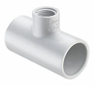 1X1/2 SLIP X SLIP X FIP SCHEDULE 40  PVC REDUCING TEE