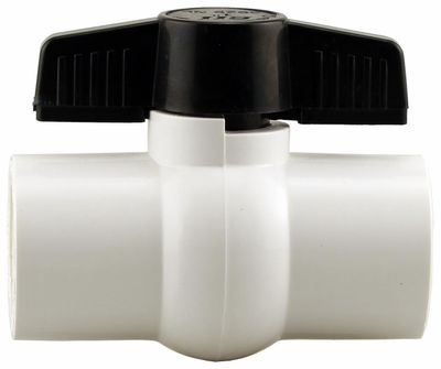 PVC SCHEDULE 40  BALL VALVE SLIP X SLIP11/2