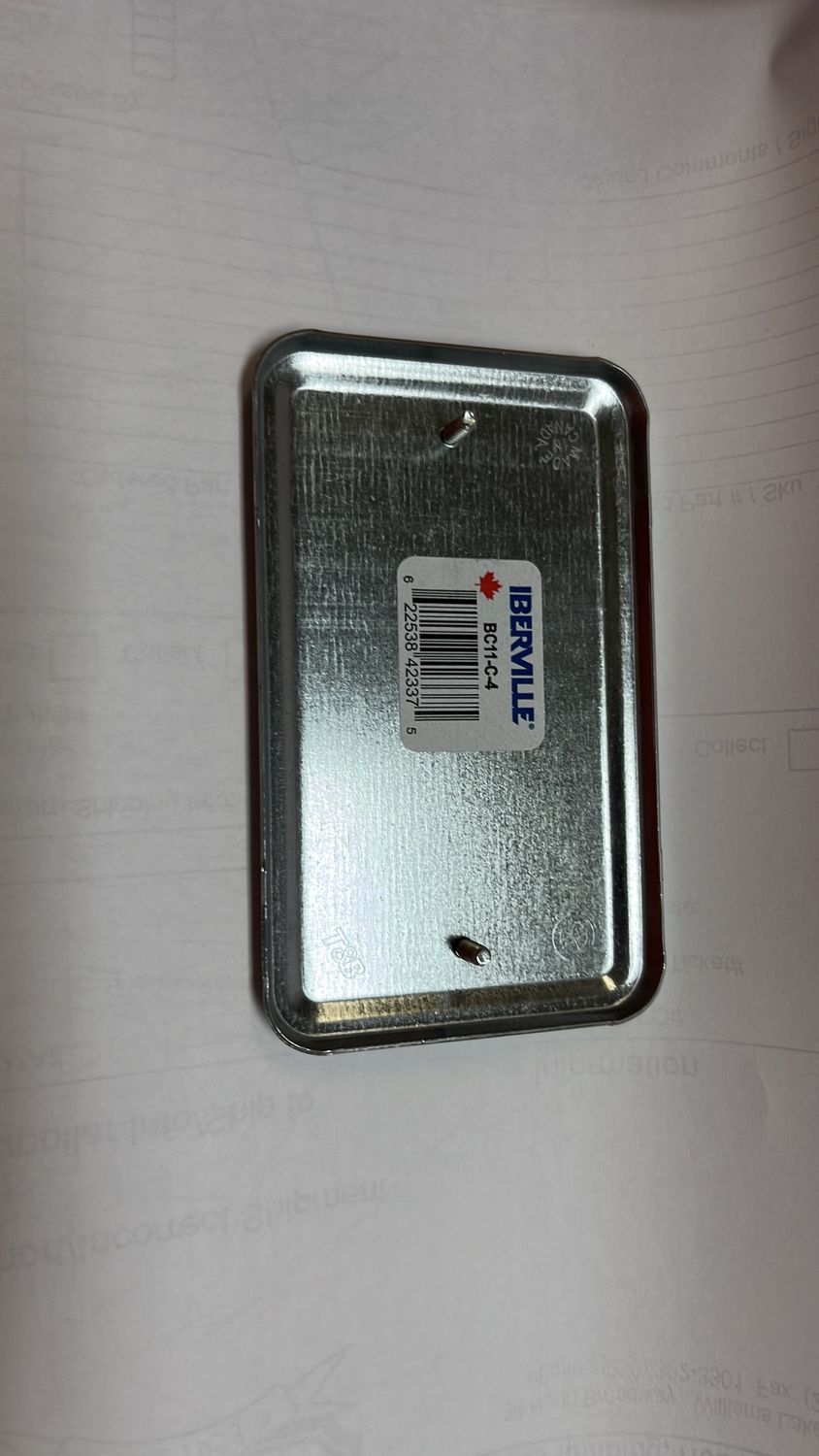 11-C-4 COVER BLANK