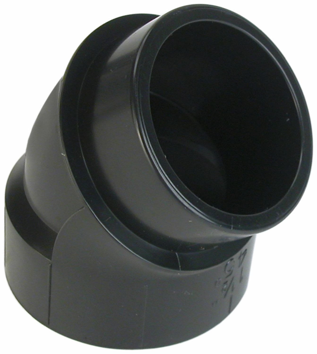 1-1/4" Hub x SPG ABS Street 45 Elbow