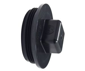 4" ABS MPT PLUG W/GASKET