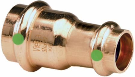 COPPER PROPRESS RED COUPLING 114 X 1