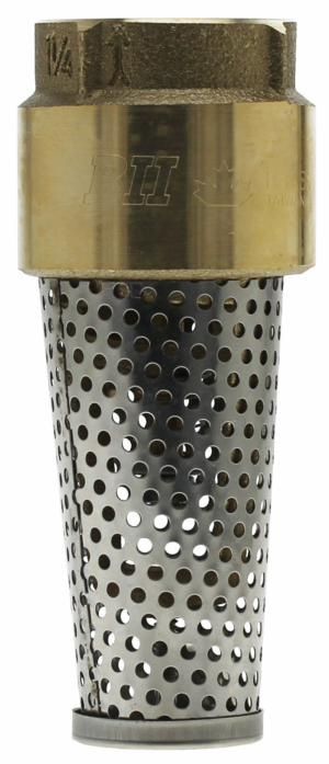 FOOT VALVE BRASS 1 1/2"