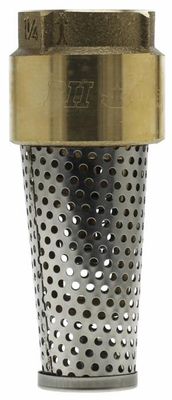 FOOT VALVE BRASS 1 1/2"
