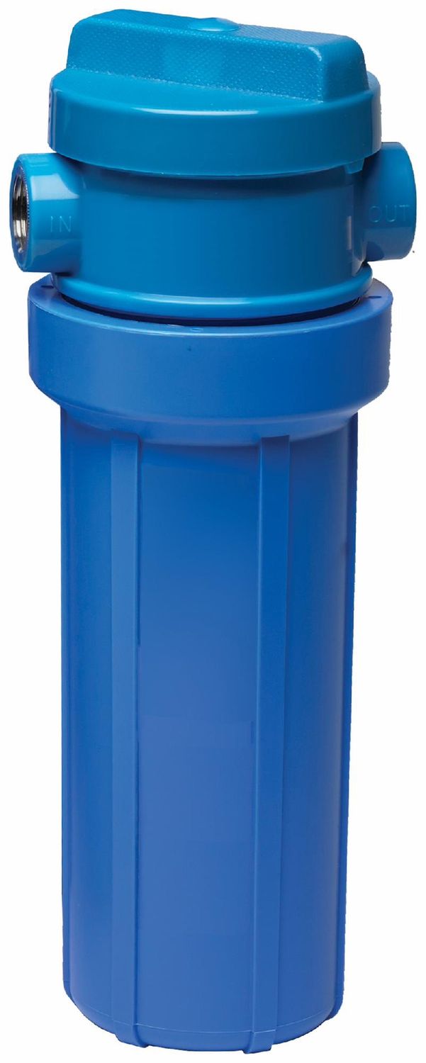 AQUA FLO FILTER HOUSING W/BYPASS, 2.5""X10"