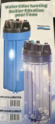 WATER FILTER CLEAR HOUSING KIT 2X10, HP1034CLUR-KIT