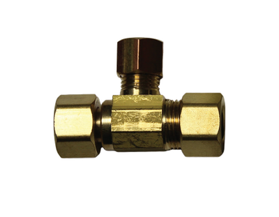 COMPRESSION STOP ADAPTER 1/4 TEE