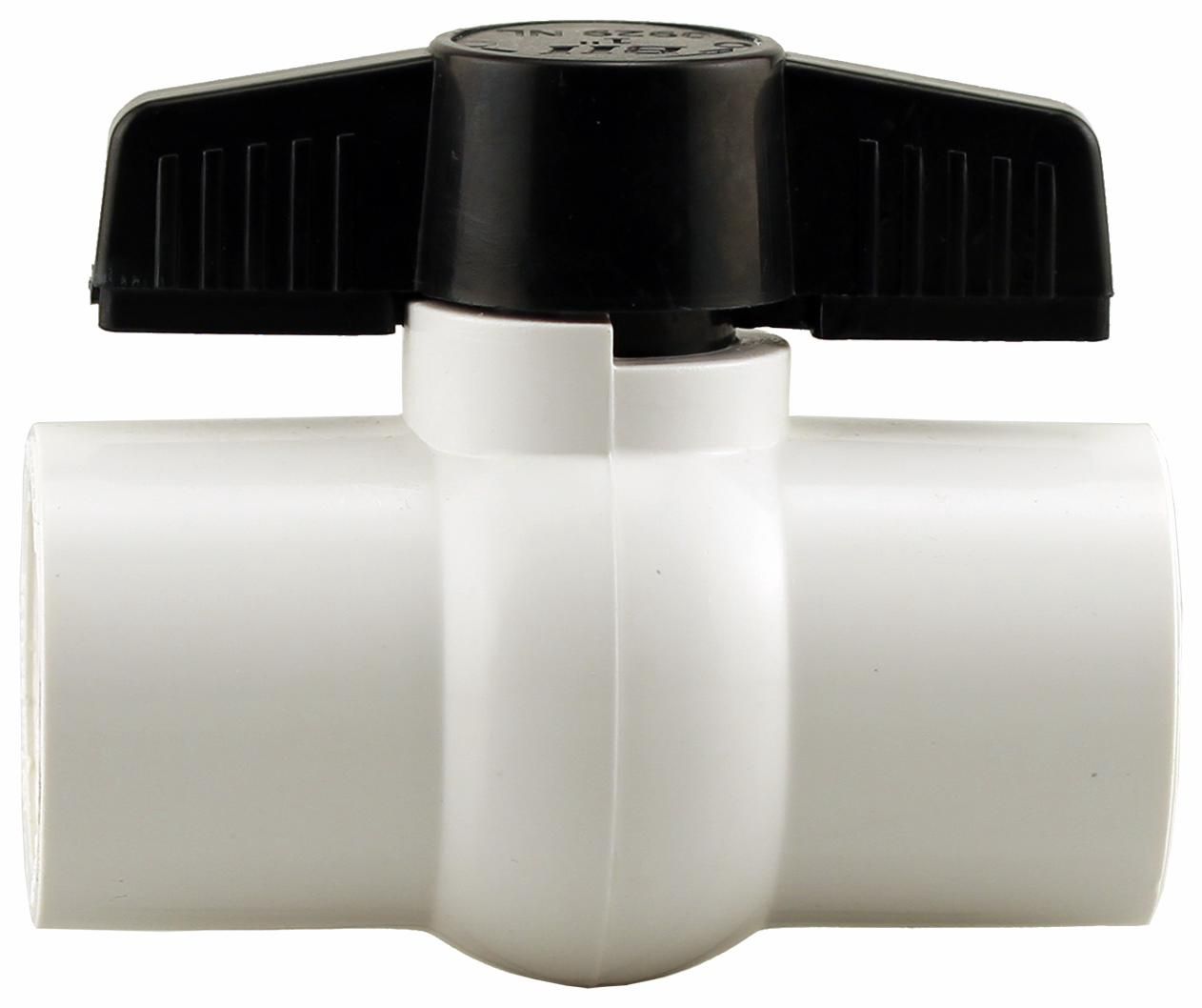 PVC SCHEDULE 40  BALL VALVE SLIP X SLIP11/4