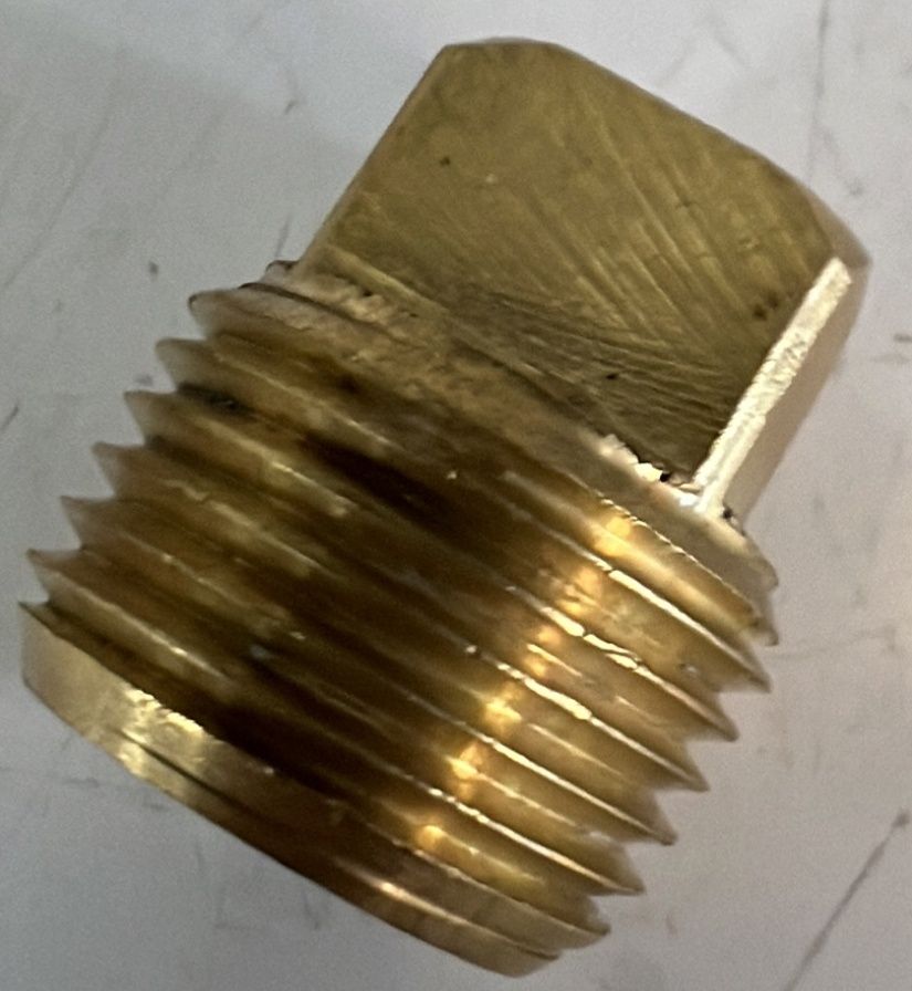 BRASS PLUG 3/8"