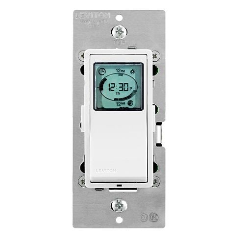 Decora 24-Hour Programmable Timer Switch for Lights and Motor Loads VPT24-1PZ