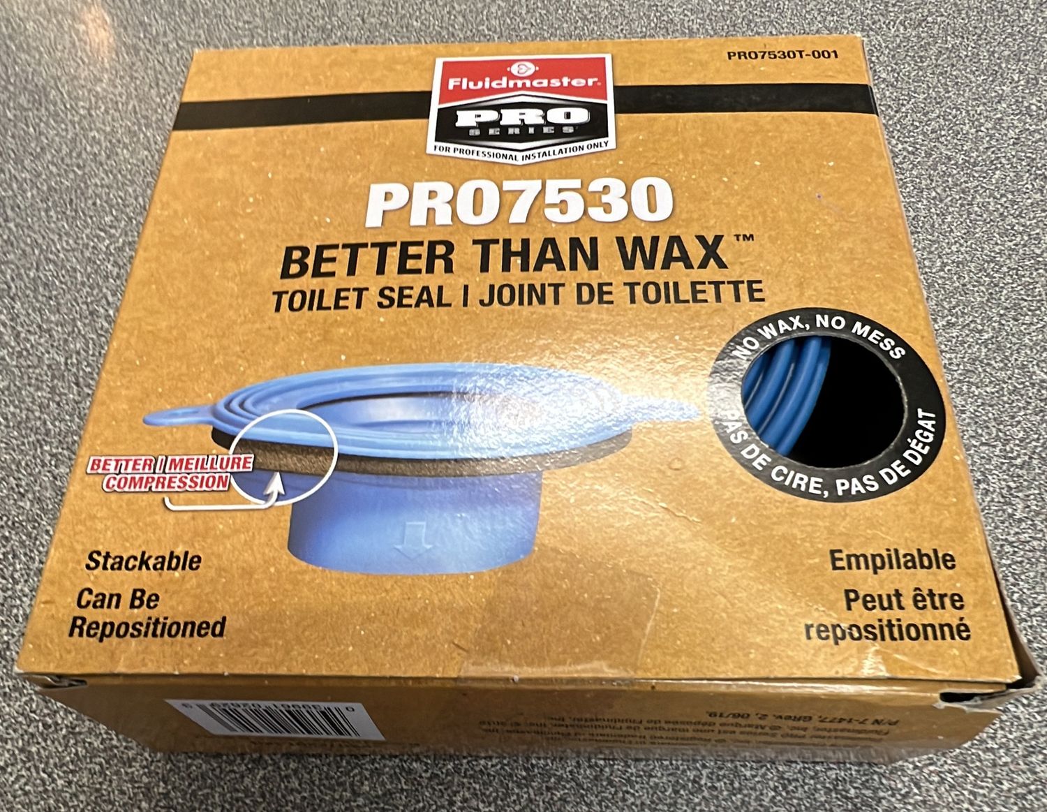 FMTBG WAX FREE TOILET BOWL SEAL PRO7530
