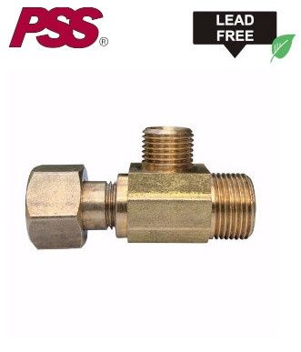 "3/8"" COMP STOP ADAPTER TEE"