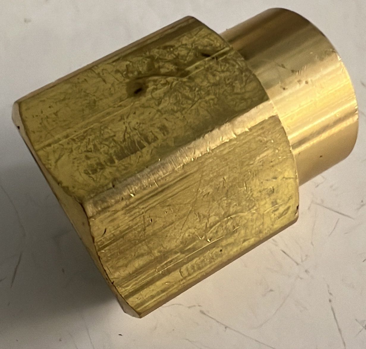 1/2 X 14 BRASS RED COUPLING