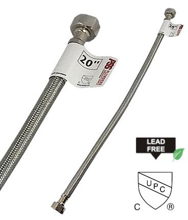 SS FLEX PLUS COUPLING 20" - LEAD FREE