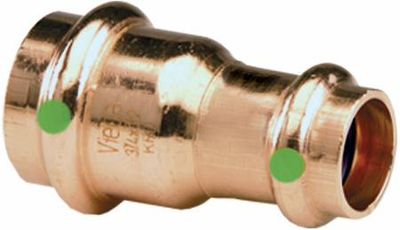 COPPER PROPRESS RED COUPLING 2 X 1 1/2 PROPRESS