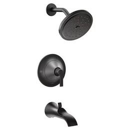 final sale MOEN DOUX TUB/SHOWER TRIM BLACK, DNR