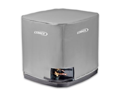 Brinmar 0344BP, Full AC Winter Cover with Lennox Logo, 28-1/4 x 28-1/4 x 29-1/4", Gray