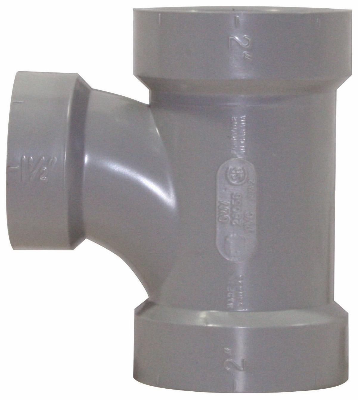 SYSTEM 15 RED TEE 2" X 1 1/2"