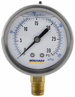 PG030 PRESSURE GAUGE 0-30PSI