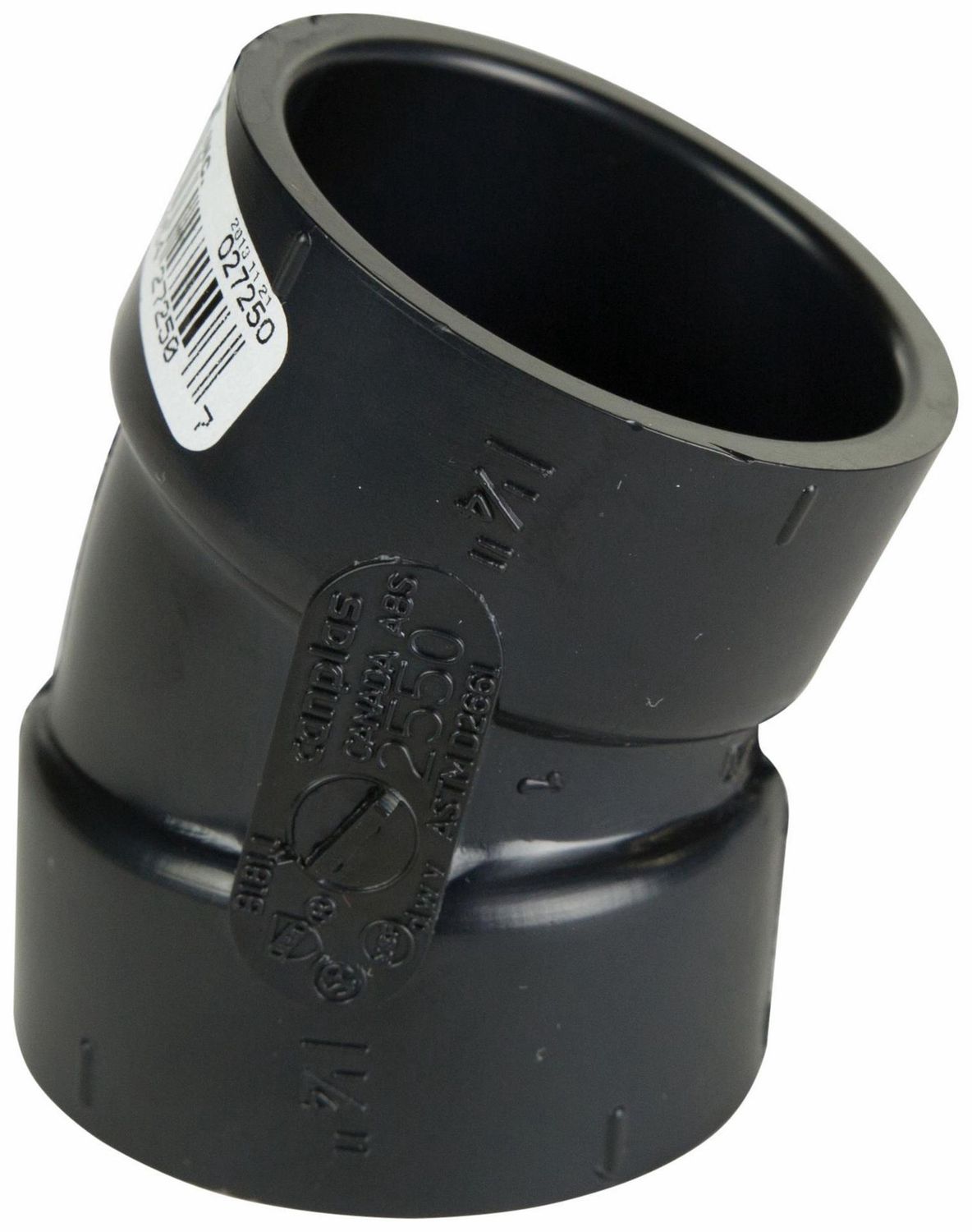 ABS HXH 22- 1/2 ELBOW 1 1/4