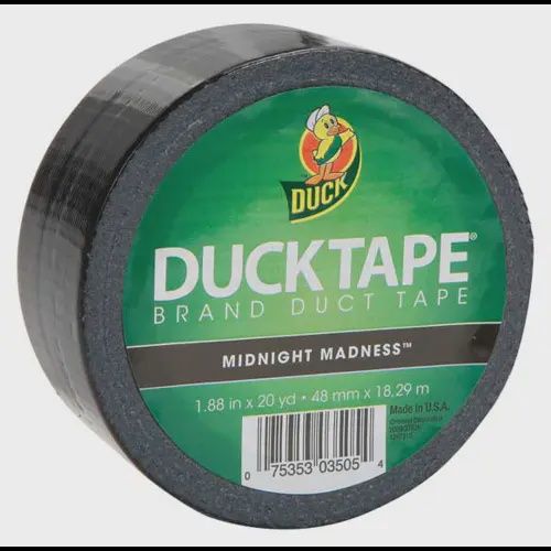 DUCKTAPE BLACK 48MM X 18.2M