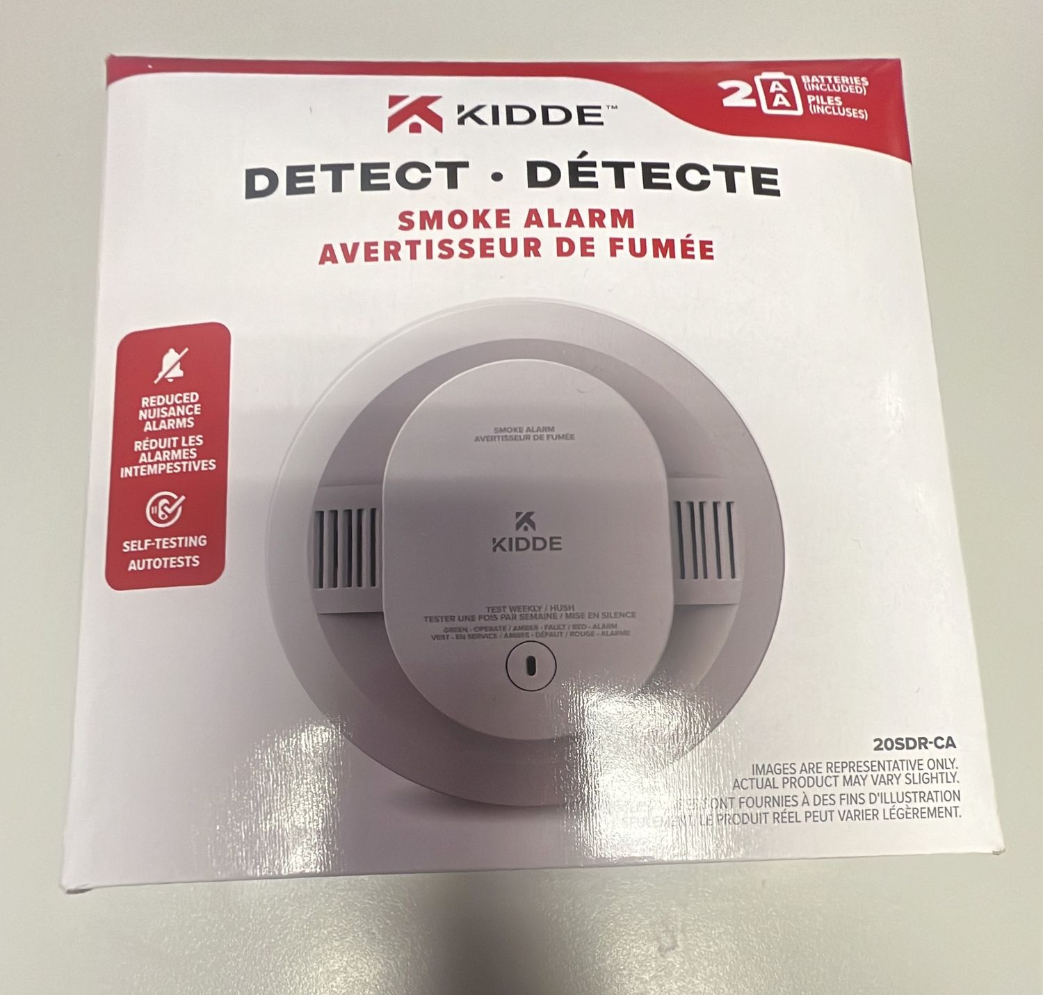 20SDR-CA KIDDE BATTERY SMOKE DETECTOR
