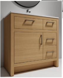 DUVAL DICE VANITY DC3518-36WOM OAK