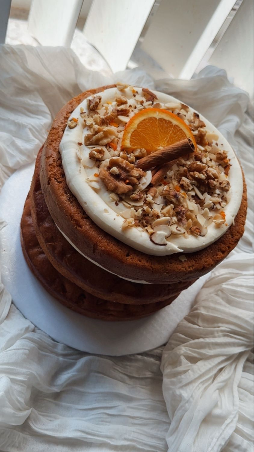 CARROT CAKE (con frutos secos)