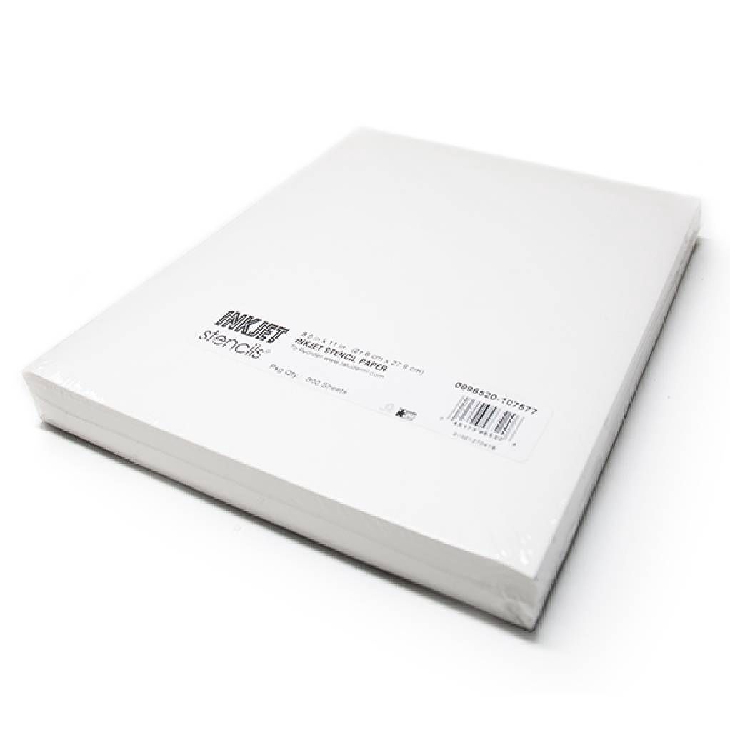 INKJET STENCIL PAPER, Size: 8.5in X 11in