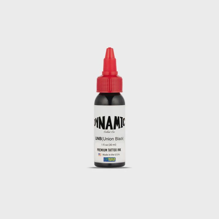 DYNAMIC COLOR 1oz ink, COLOR: UNION BLACK
