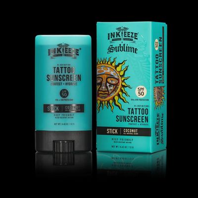 HI-DEFINITION TATTOO SUNSCREEN STICK / SUBLIME LIMITED EDITION SPF 50 – 0.45oz