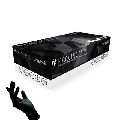 PRO-TECT BLACK NITRILE GLOVES